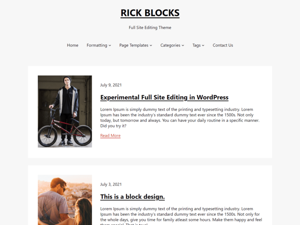 10 Best Full site editing wordpress themes Rick