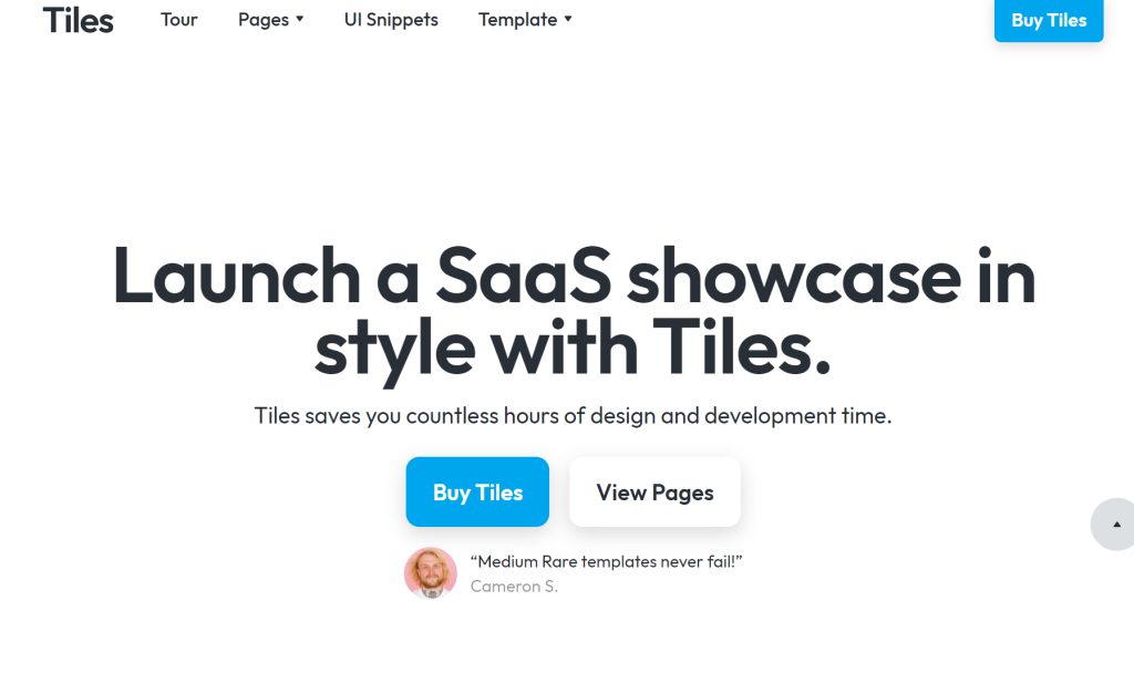 10 best webflow saas templates Tiles 1