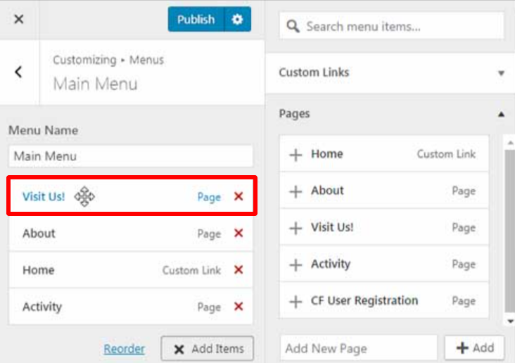 How to Setup WordPress Menu - The Ultimate Guide - Organize the Structure of menu