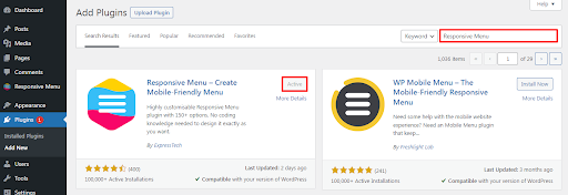 Add Flex Responsive Menu to WordPress Theme.
