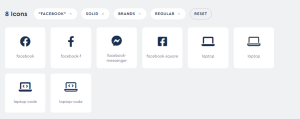 Add social media icons to WordPress menus.
