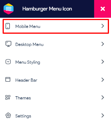 How to Change the Hamburger Menu Icon Animation - Mobile menu option