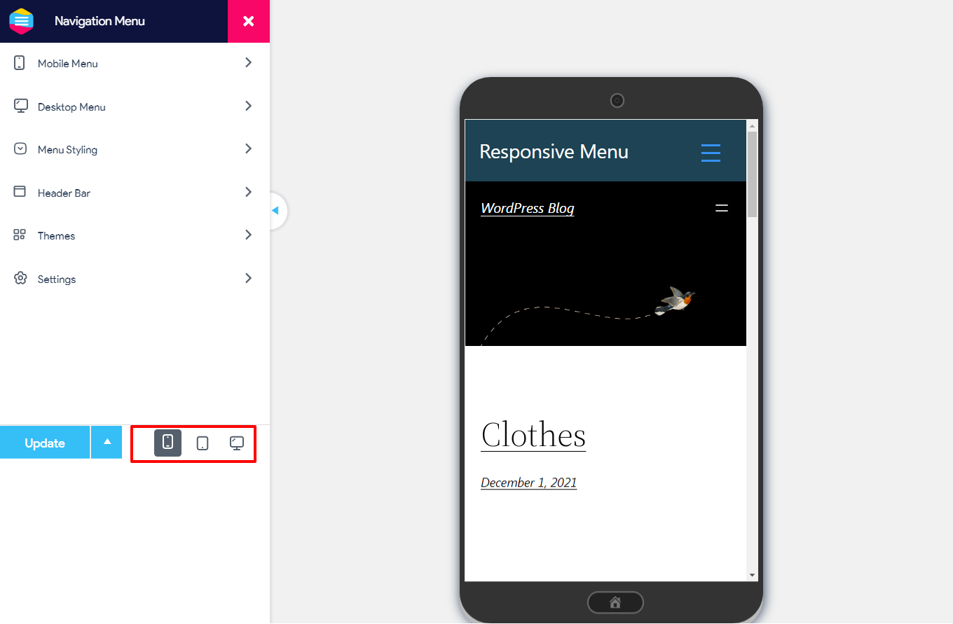 Make Responsive Navigation Menu in WordPress. 