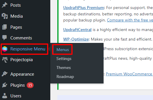 Make Responsive Navigation Menu in WordPress. 