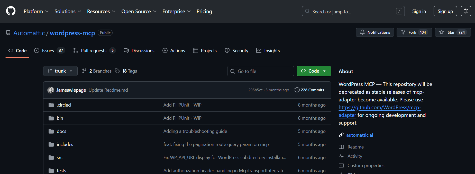 Official WordPress MCP Server