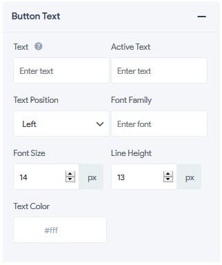 Toggle Button - Button Text