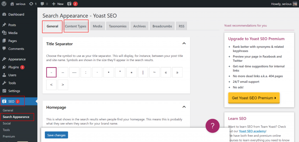 how to add schema markup to WordPress search appearance yoast SEO